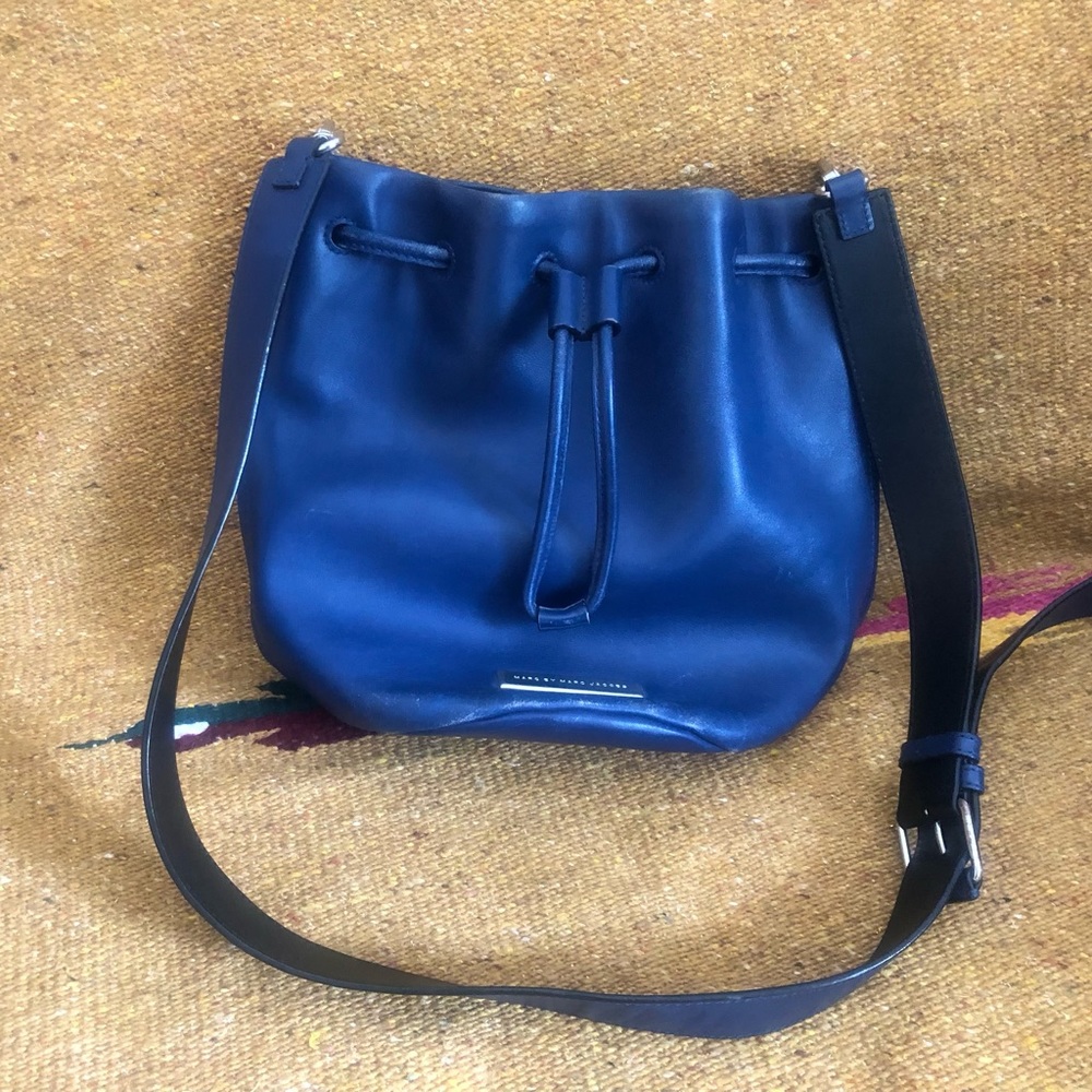 Blue crossbody bag